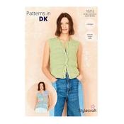 Stylecraft Pattern 10212 Waistcoats in Cotton Twist dk &amp; Colour Burst dk