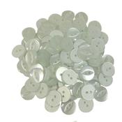 Bag of 150 Fisheye Buttons - White