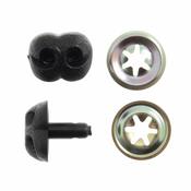 20mm Teddy Bear / Dog Nose (Black)
