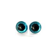 25mm Blue Glitter Toy Eyes (Safety Eyes) - 1 Pair