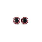 25mm Pink Glitter Toy Eyes (Safety Eyes) - 1 Pair