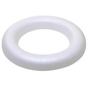 Polystyrene Wreath 29cm Flat Back