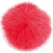 Rico Faux Fur Hat Pompom 5cm #016 Red image