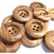 4 Hole Wooden Button (23mm)