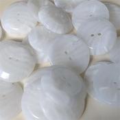 King Cole Marble White Button #BT201 - 20mm