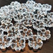 King Cole Crystal Effect Flower Button #BT300 - 15mm image