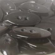 King Cole Alpaca Chunky Button (Black) - 40mm #BT312