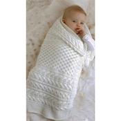 Cabled Baby Blanket Pattern
