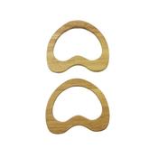 Circulo Heart Wooden Handle 16x8 cm