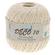 Trimits Deco 10 100% Mercer Cotton Yarn Ecru