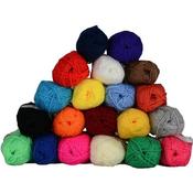 Dollymix 20 Ball Assorted Mix with FREE Sirdar Christmas Book 298