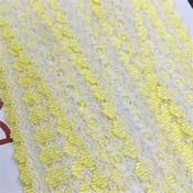 Dovecraft Knitting in Lace White &amp; Yellow x 1 Metre