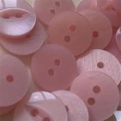 Pack of 6 x Pink Plastic Fisheye Buttons (14mm, Size 22)
