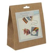 My First Counted Cross Stitch Kit - Unicorn and Rainbow