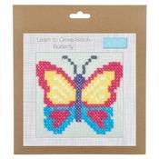 Learn to Cross Stitch - Butterfly
