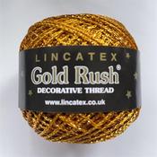 Lincatex Gold Rush Goldfingering Decorative Yarn #1 Gold image