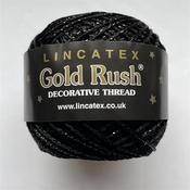 Lincatex Gold Rush Goldfingering Decorative Yarn #31 Black image