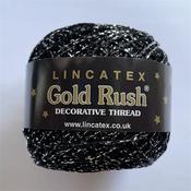 Lincatex Gold Rush Goldfingering Decorative Yarn #80 Silver Metallic image
