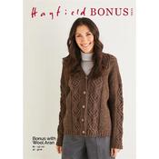 Hayfield Pattern 10222 Cardigan in Bonus Aran