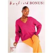 Hayfield Pattern 10596 V Neck Sweater in Bonus DK