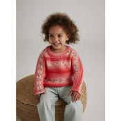Hayfield Pattern 5573 Flower Show Sweater in Baby Blossom Chunky