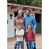 Hayfield Pattern 8166 Sweaters in Bonus Aran