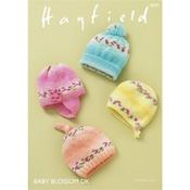 Hayfield Pattern 4839 Hats in Blossom DK