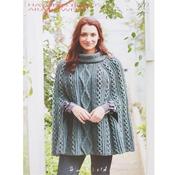 Hayfield Pattern 7372 Knitted Aran Cape