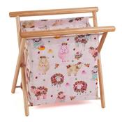Knit Sew Collapsible Storage Basket - Knitty Sheep