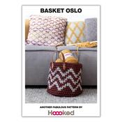 Hooked Crochet Oslo Basket Pattern in Zpagetti