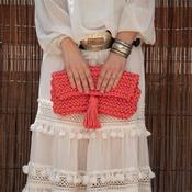 Hoooked Pattern Denise Clutch Purse Knit in Zpagetti