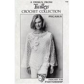 Twilleys 7123 Crochet  - Irish Rose in Cotton DK (Monochrome Pattern)