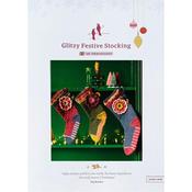 Glitzy Festive Stocking Crochet Booklet image