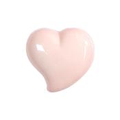 Curved Heart Shank Button 15mm Pink