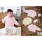 King Cole Pattern 4643 Cardigans &amp; Sweater in Comfort Aran