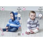 King Cole Pattern 5103 Sweaters in Cottonsoft Baby Crush DK  ds