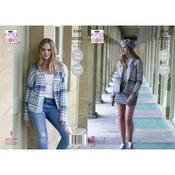 King Cole Pattern 5269 Jackets in Drifter Aran