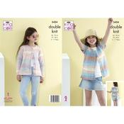King Cole Pattern 5424 Cardigans in Beaches DK