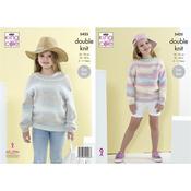 King Cole Pattern 5425 Sweaters in Beaches DK
