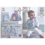 King Cole Pattern 5442 Sweater &amp; Cardigans in Melody Superball DK