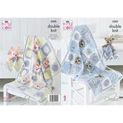 Pattern 5503 Crochet Baby Blankets &amp; Comforter Toys in Cherished and Cherish Dash DK