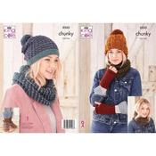 King Cole Pattern 5553 Accessories in Chunky