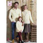 Pattern 5589 Sweaters and Cardigans in Aran