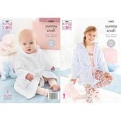King Cole Pattern 5602 Dressing Gowns in Yummy Crush