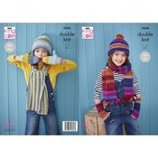Pattern 5646 Accessories Knitted in Bramble DK image