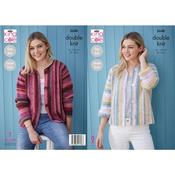 Pattern 5648 Cardigans Knitted in Bramble DK