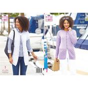 King Cole Pattern 5748 Jacket &amp; Waistcoat in Cottonsmooth DK
