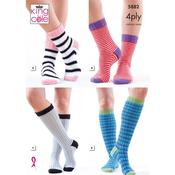 King Cole Pattern 5882 Socks in Cotton Socks 4ply image