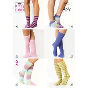 King Cole Pattern 5902 Socks in Cotton Socks 4Ply and Summer 4Ply image