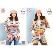 King Cole Pattern 5930 Cardigans in Safari Chunky